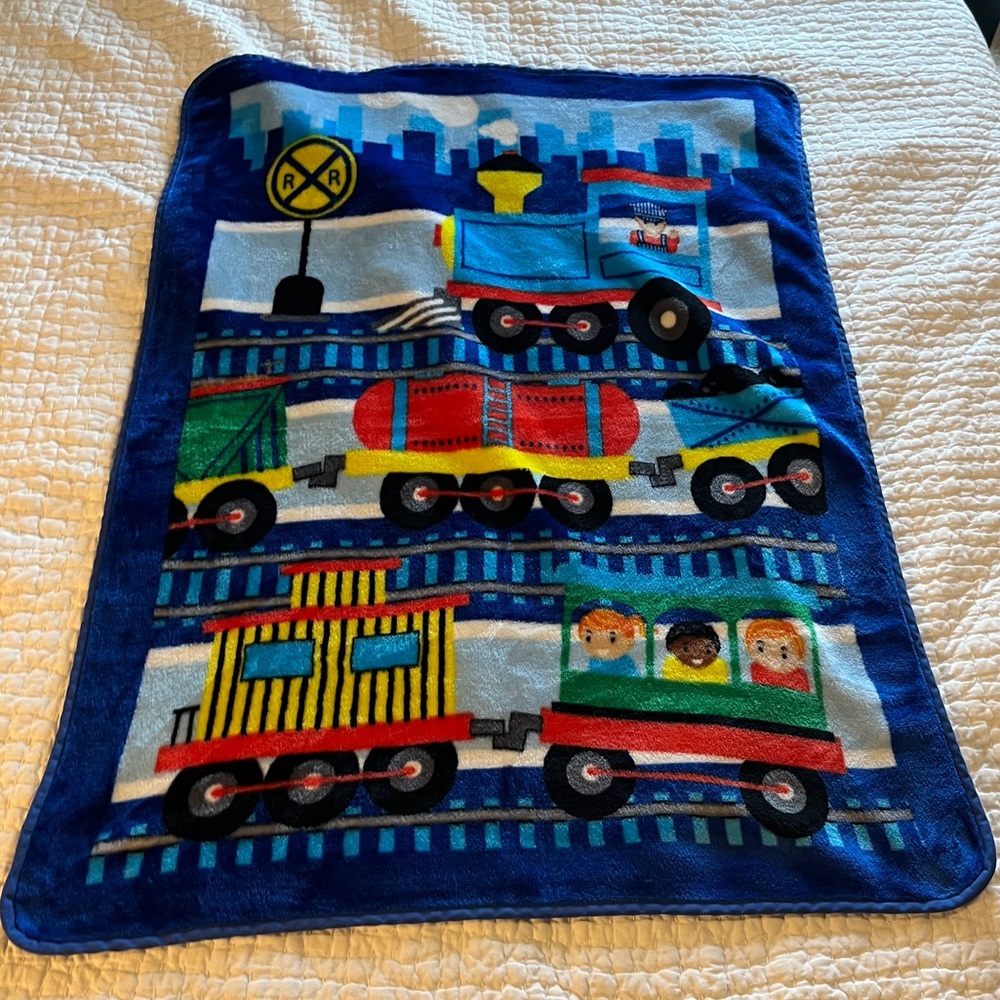 Like-New Baby Boy’s Blanket Train Choo Choo!